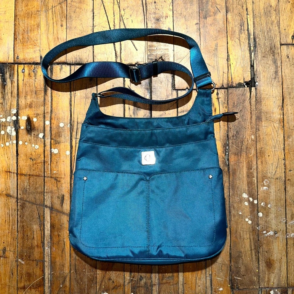 Mosey by Crossbody Bag Women's Blue Voyage‎ Slip Pocket Hobo Commuter